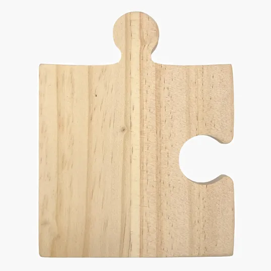 Puzzle Piece Wooden Coaster — view 4