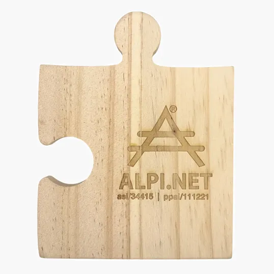 Puzzle Piece Wooden Coaster