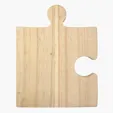 Puzzle Piece Wooden Coaster — view 4