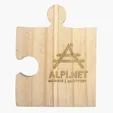 Puzzle Piece Wooden Coaster