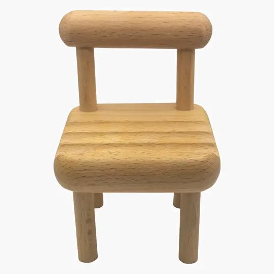 Wooden Chair Phone Holder — view 2
