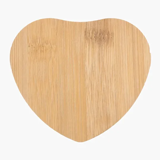 Heart Wooden Coaster — view 3