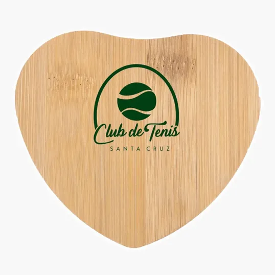 Heart Wooden Coaster