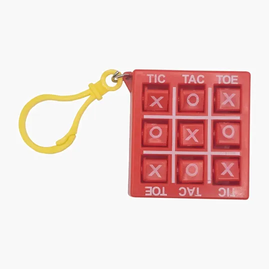 Travel Tic-Tac-Toe Game with Keyring