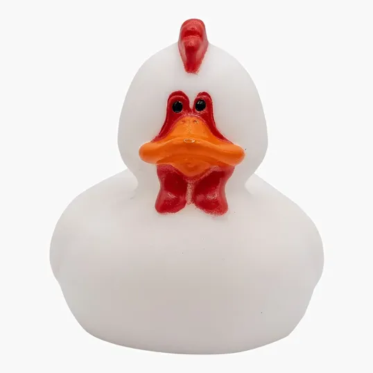 Mini Chicken Duck Rubber Toy — view 2