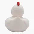 Mini Chicken Duck Rubber Toy — view 3