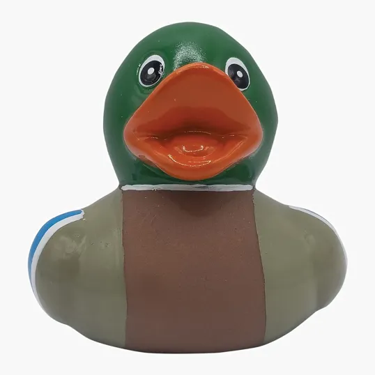 Mini Mallard Duck Rubber Duck — view 2