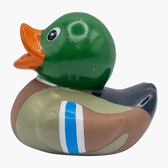 Mini Mallard Duck Rubber Duck — view 4