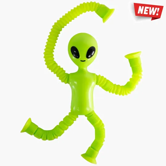 Green Alien Bendy Man — view 2