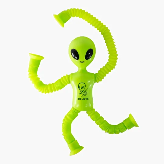 Green Alien Bendy Man