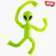 Green Alien Bendy Man — view 2