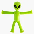Green Alien Bendy Man — view 3