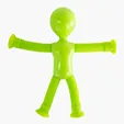 Green Alien Bendy Man — view 4