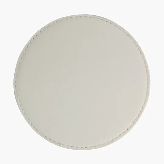 Faux Leather Round Coaster — view 3