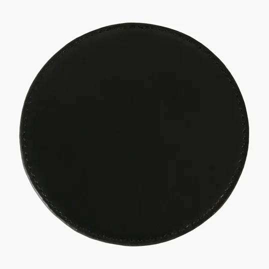 Faux Leather Round Coaster — view 4