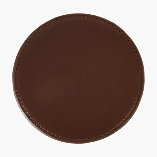 Faux Leather Round Coaster — view 5