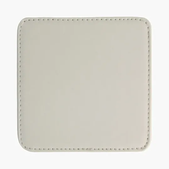 Faux Leather Square Coaster — view 3