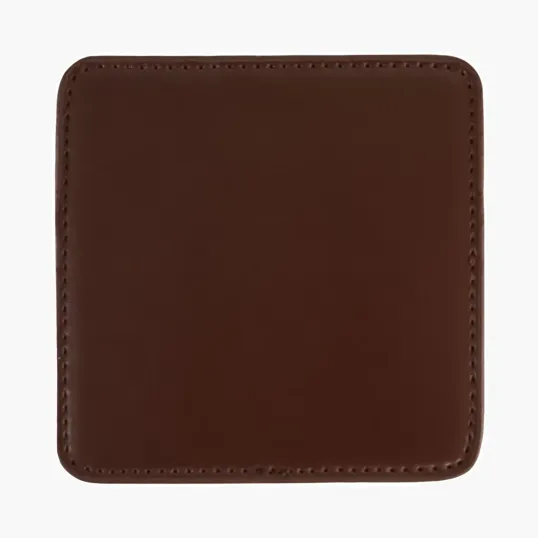 Faux Leather Square Coaster — view 5