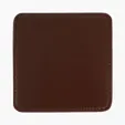 Faux Leather Square Coaster — view 5