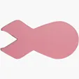 Awareness Ribbon Stress Reliever, 4.25" x 2" — view 7