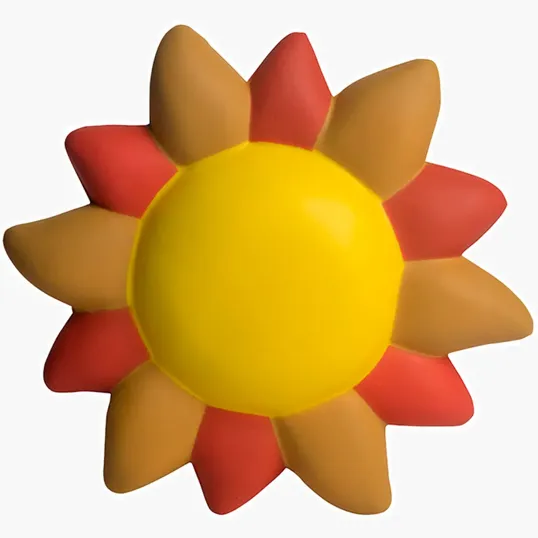 Sun Stress Reliever, 4.5" Polyurethane Foam Squeeze Toy — view 2