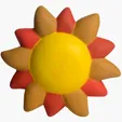 Sun Stress Reliever, 4.5" Polyurethane Foam Squeeze Toy — view 2