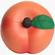 Peach Stress Reliever — view 6