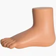 Foot-Shaped Stress Reliever, Polyurethane Foam