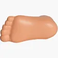 Foot-Shaped Stress Reliever, Polyurethane Foam — view 4