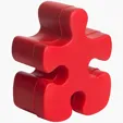 Puzzle Piece Stress Reliever — view 5