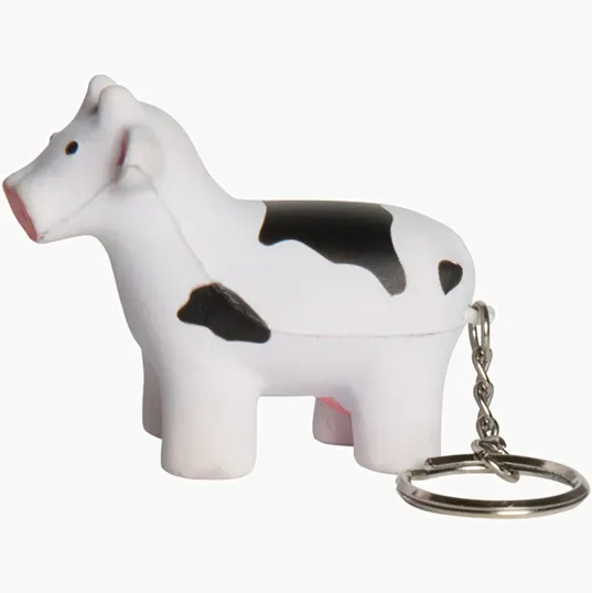 Cow Keyring Stress Reliever — view 2
