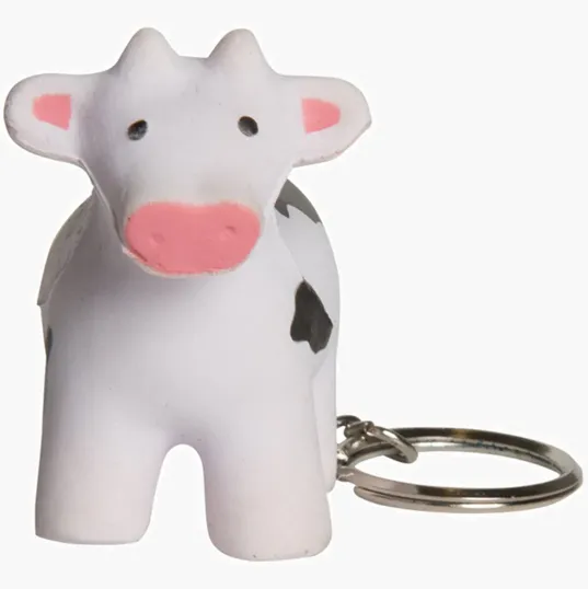 Cow Keyring Stress Reliever — view 3