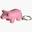 Pig Keyring Stress Reliever