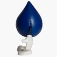 Blue Drop Bendy Stress Reliever — view 4