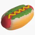 Hot Dog Stress Reliever — view 2