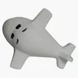 Mini Airplane Smile Stress Reliever — view 5