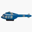 Helicopter Stress Reliever, 5.5 in. Polyurethane Foam Squeeze Toy — view 4