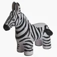 Zebra Stress Reliever — view 4