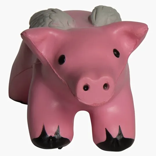 Flying Pig with Wings Stress Reliever — view 3