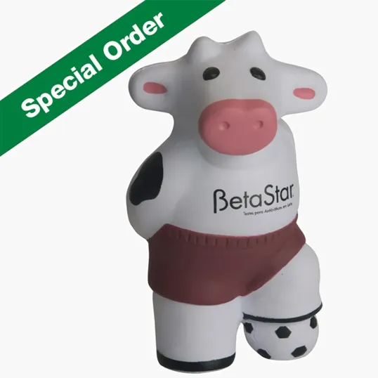 Soccer Cow Stress Reliever — view 2