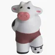 Soccer Cow Stress Reliever — view 3
