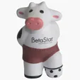 Soccer Cow Stress Reliever