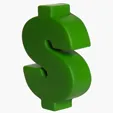 Dollar Sign Stress Reliever — view 2