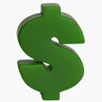 Dollar Sign Stress Reliever — view 3