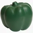 Green Bell Pepper Stress Reliever — view 3