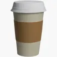Take Out Coffee Cup Stress Reliever — view 3