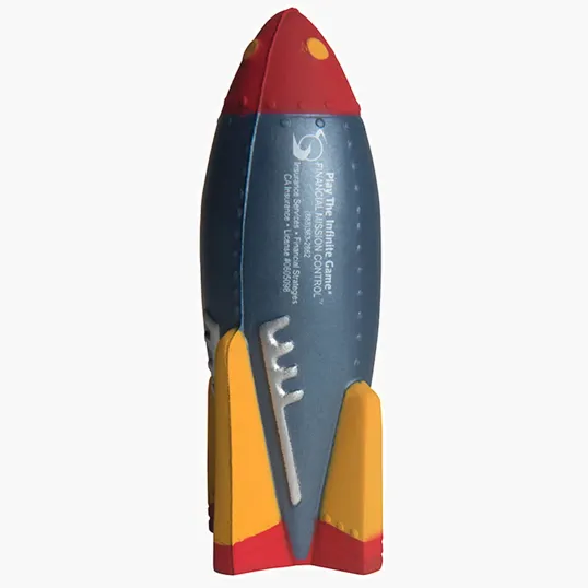 Rocket Stress Reliever, 4.25" x 1.75" — view 2