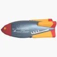 Rocket Stress Reliever, 4.25" x 1.75"