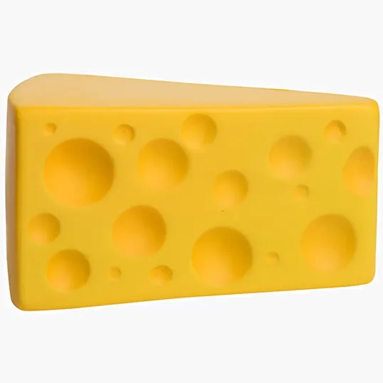 Cheese Wedge Stress Reliever — view 4