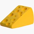 Cheese Wedge Stress Reliever — view 2